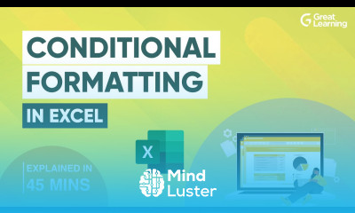 Learn Conditional Formatting in Excel Excel Training Excel Tutorial for ...