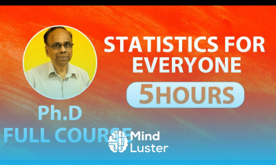Statistics for Machine Learning Statistics Class 10 Statistics for Data Science Full Course