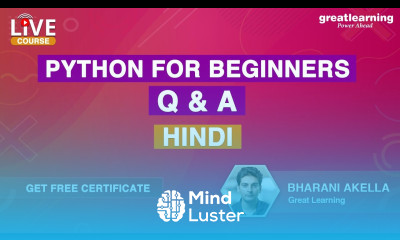 Python for Beginners in Hindi Questions Answers Great Learning