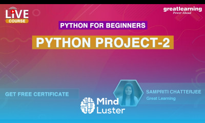 Python for Beginners Live Session Course 8 Python Projects For Beginners Great Learning