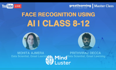 Face Recognition Using AI Artificial Intelligence Live Session Great Learning