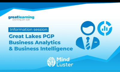 PGP Business Analytics and Business Intelligence Great Lakes Information Session Great Learning