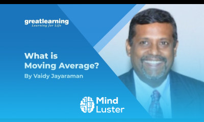 Moving Averages What is Moving Average Vaidy Jayaraman Tutorial Great Learning