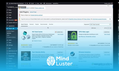 W3CachePlugin Lesson 28