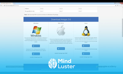 How to setup and Install AMPPS Lesson 15