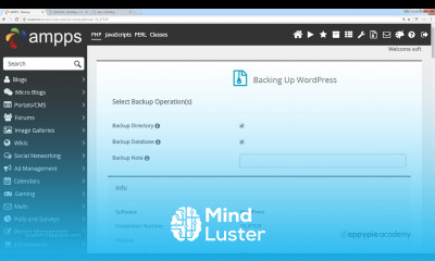 How to backup and restore your websites Lesson 23