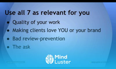 Seven principles of review mastery Lesson 16