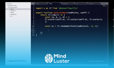 Creating the input dataset 1 Lesson 20