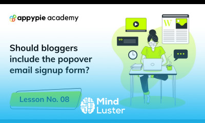 Email sign up form examples Lesson 08