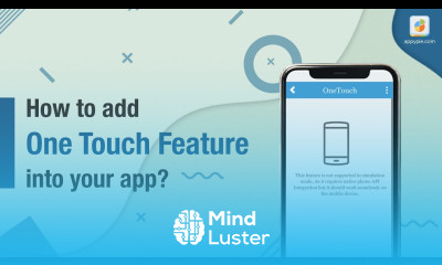 How to add One Touch feature into your app Lesson 06