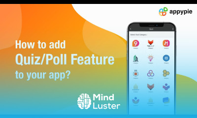 How to add Quiz Poll feature to your app Lesson 27