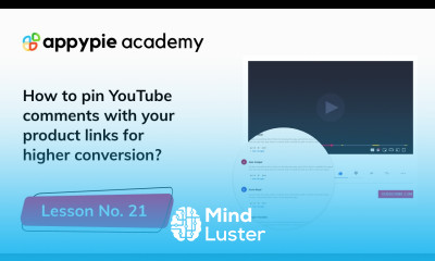 How to pin youtube comments Lesson 21