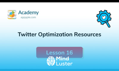 Twitter Optimization Resources Example Lesson 16