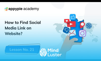 How to Find Social Media Link on Website Lesson 21