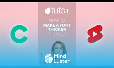 How to Make a Font Thicker on Cricut shorts