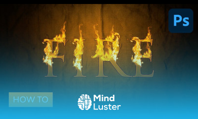 Dramatic Text on Fire Effect in Photoshop