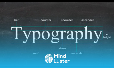 Typography Anatomy of a Letter