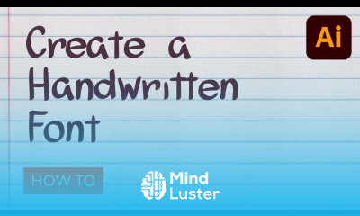 How to Create a Font in Adobe Illustrator