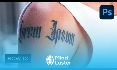 Use a Tattoo Font to Add a Realistic Tattoo to a Photo in Photoshop