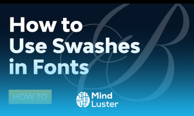 How to Decorate Your Text With Font Swashes