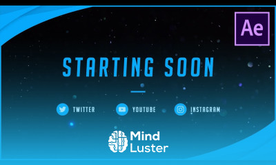 Create a Stream Starting Soon Video With Particle Effect Animation in After Effects
