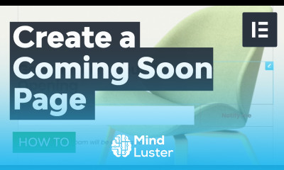 Create an Elementor Coming Soon Template for WordPress