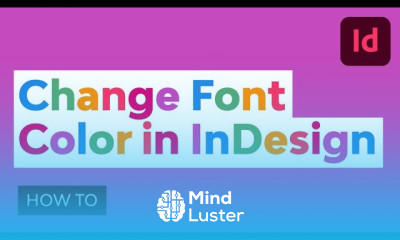 How to Change Font Color in InDesign