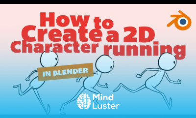 How to Create a 2D Running Character Blender Grease Pencil Tutorial