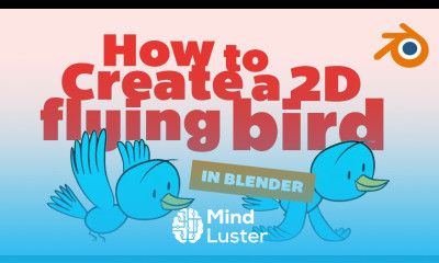 How to Create a 2D Flying Bird Blender Grease Pencil Tutorial