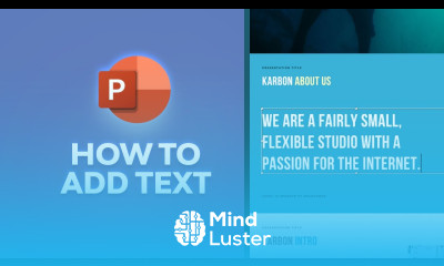 How to Add Text to PowerPoint Make Amazing Text Effects