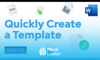 How to Quickly Create a Microsoft Word Template