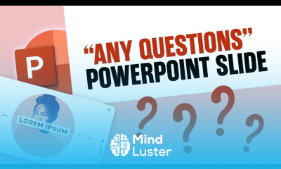 How to Make a Great “Any Questions” PowerPoint Slide