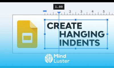 Make Hanging Indents in Google Slides