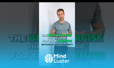 The BEST Posture Exercise Without Any Equipment Straighten Up Today