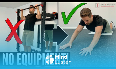 At Home Back Workout Bodyweight Exercises NO EQUIPMENT