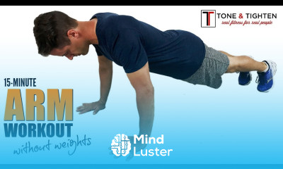 15 Minute At Home Arm Workout Without Weights No Equipment Required