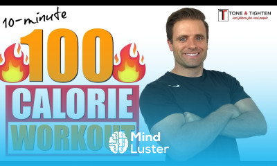 100 Calorie Workout At Home Only 10 Minutes No Equipment Required