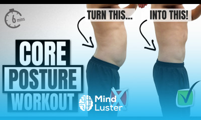 Fix Your Pelvic Tilt Posture FAST 6 Minute Core Workout Routine