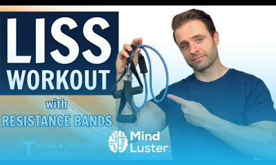 25 Minute Low Intensity LISS Workout At Home WITH RESISTANCE BANDS