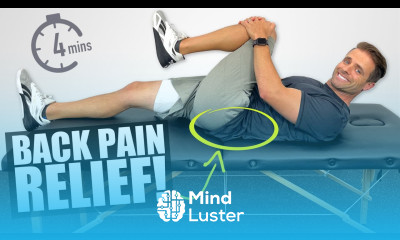 4 Stretches In 4 Minutes To Relieve Lower Back Pain FOLLOW ALONG