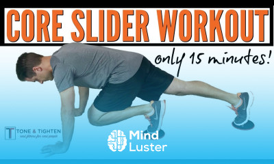 15 Minute Core Workout with Sliders The best slider exercises for a 6 pack stomach