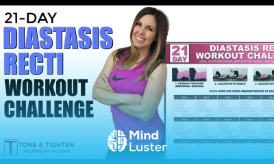 21 Day Diastasis Recti Workout Challenge Post Pregnancy Ab Challenge