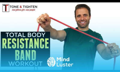 Total Body Resistance Band Workout A great total body workout you can do at home