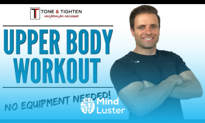 Upper Body Workout At Home Arms Shoulders Back and Chest