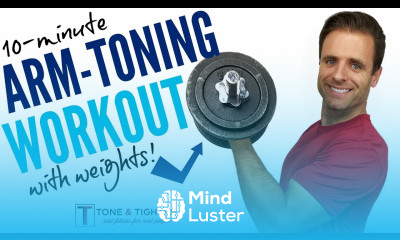 10 Minute At Home Arm Workout To Tone Your Biceps and Triceps