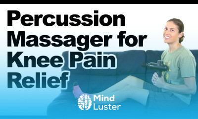 How to Use a Percussion Massage Gun for Knee Pain Relief