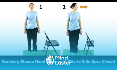 Romberg Stance Head Movement Side to Side Eyes Closed Ask Doctor Jo