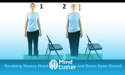 Romberg Stance Head Movement Up and Down Eyes Closed Ask Doctor Jo