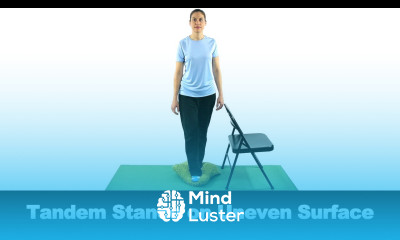 Tandem Stance on Uneven Surface Ask Doctor Jo