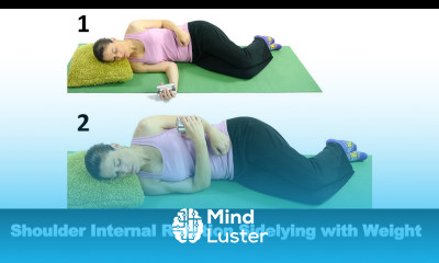 Shoulder Internal Rotation with a Weight for Shoulder Mobility Ask Doctor Jo